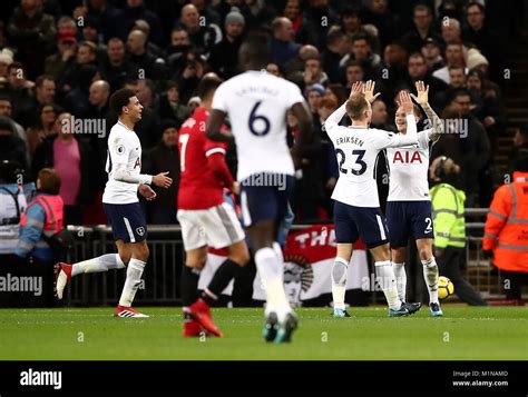 Tottenham Hotspur S Christian Eriksen Centre Right And Kieran