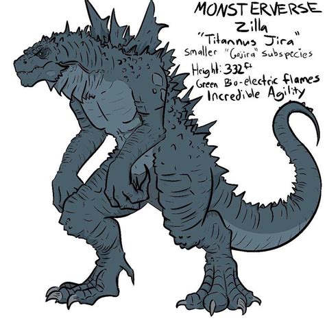 Monsterverse Zilla concept (credit to @extinctdoodles, link in comments ...