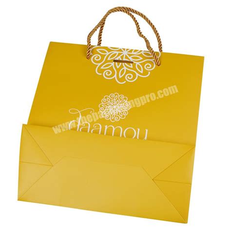 Gift Paper Package Own Logo Printed Art Paper Packaging Bags