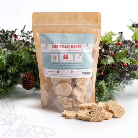 Hand Baked Christmas Dog Biscuits | Dragonfly Products