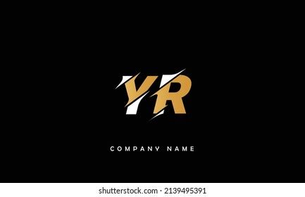 Yr Ry Alphabets Letters Logo Monogram Stock Vector Royalty Free