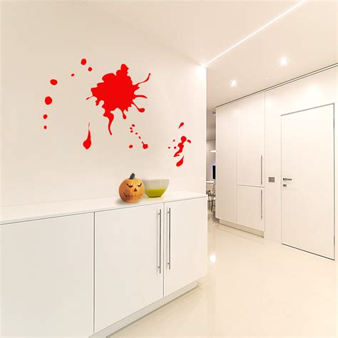 Vinyl Wall Art Decal Blood Splatter From 1 To 23 Each Halloween