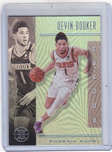 Devin Booker Panini Illusions Green Parallel Phoenix Suns