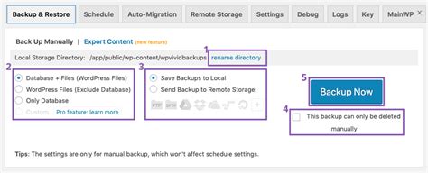 How To Backup Your Wordpress Website Heap Wordpress Theme