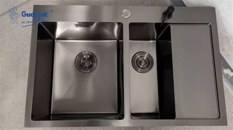 Gudsink Black Stainless Steel Kitchen Sink Stainless Steel Kitchen Sink ...