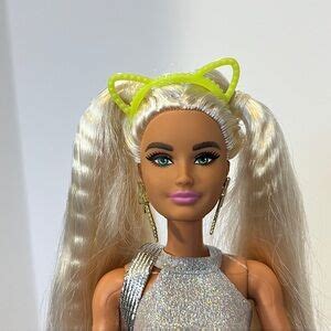 Barbie Toys Barbie Extra 8 Doll Blonde Long Pigtails Redressed