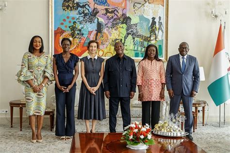 Cote D Ivoire Alassane Ouattara S Entretient Avec Audrey A Flickr