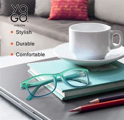 Yogo Vision Juego De Lentes De Lectura Con Luz Azul Para Hombres Y