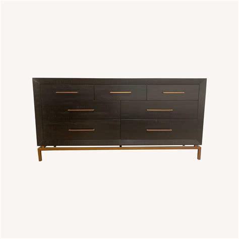 West Elm Alexa Burnished 7 Drawer Dresser AptDeco