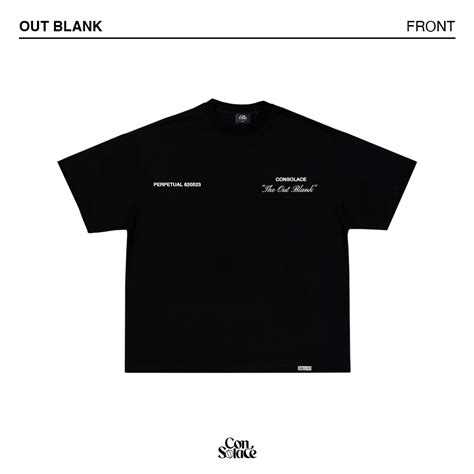 Jual Outblank Black Heavyweight 16s Boxy Fit T Shirt Consolace