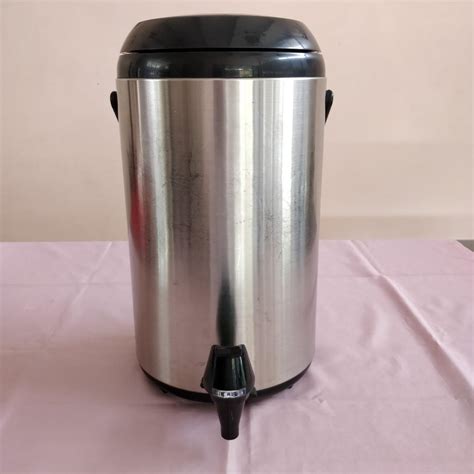 Stainless Steel Thermos Bucket Jug 12 Liters, Furniture & Home Living, Kitchenware & Tableware ...