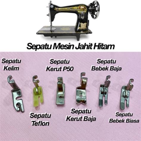 Jual Sepatu Mesin Jahit Hitam Butterfly Singer Klasik Classic Jadul