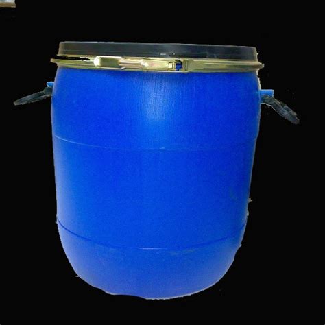 Blue Cylindrical 60L HDPE Solvent Storage Drum Capacity 60 Litres At