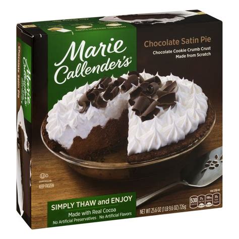 Marie Callender's Chocolate Satin Pie | Hy-Vee Aisles Online Grocery ...