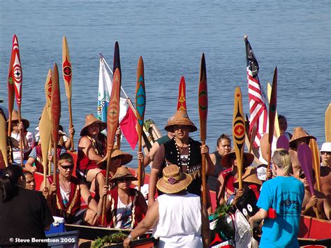 Samish Host Canoe Journey 2005 Looking Back Anacortes Today