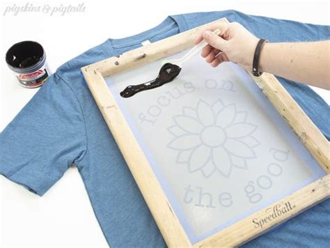 Introduction To Screen Printing With Craft Vinyl Pigskins Pigtails