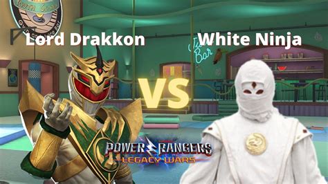 Jason David Frank Aka Tommy Oliver Lord Drakkon Vs White Ninja Ranger