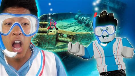 Underwater Shipwreck Obby Marmar Rescues Animals In Roblox Youtube