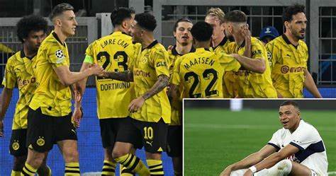 Psg Pierde Ante El Dortmund Y Buscar La Remontada Por El Boleto A La