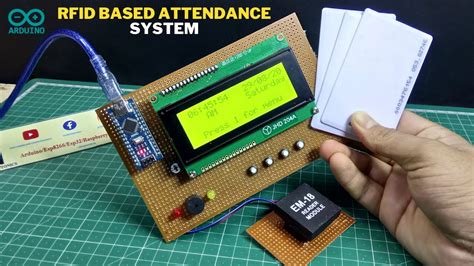 Rfid Based Attendance System Using Arduino Nano Rfid Interfaacing With Arduino Nano Youtube