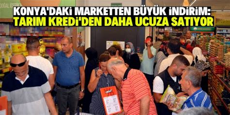 Konya daki yerel market Tarım Kredi den daha ucuz Fiyatları gören