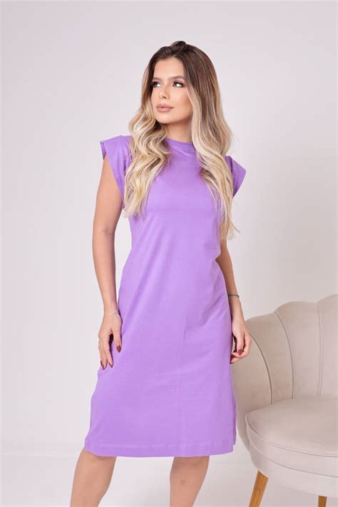 Vestido Muscle Roxo Hipervioleta Valentt Fabrica De Moda