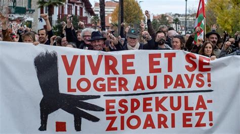 Au Pays basque la crise du logement continue à cristalliser les tensions