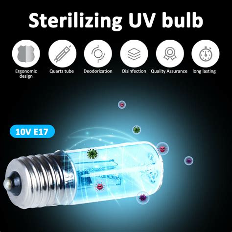 New V W Uvc Ultraviolet Germicidal Disinfection Sterilization Light