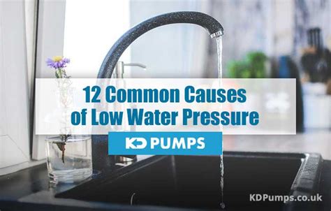 12 Common Causes Of Low Water Pressure