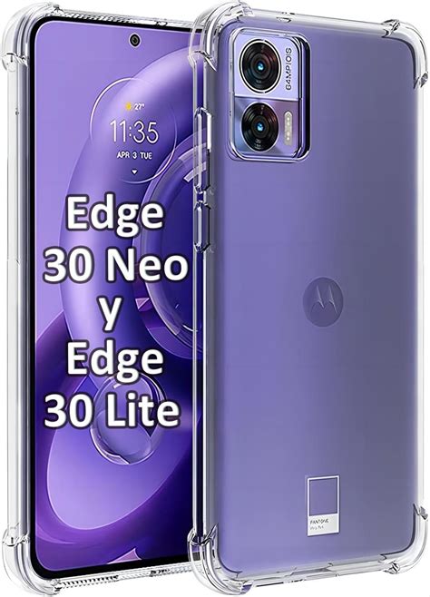 QWYJ Funda For Moto Edge 30 Neo Y Edge 30 Lite Funda Protectora De TPU