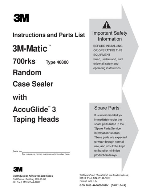 Fillable Online M Matic Adjustable Case Sealer A Instructions