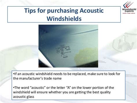 Acoustic Windshields