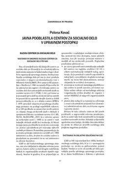 Dlib Si Javna Pooblastila Centrov Za Socialno Delo V Upravnem Postopku