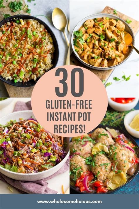 Healthy Gluten Free Instant Pot Recipes Wholesomelicious