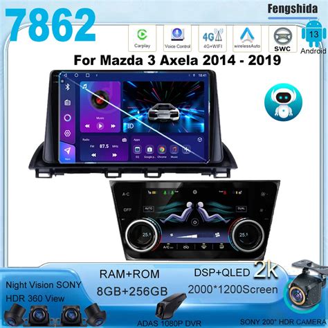 Android Auto For Mazda Axela Car Radio Multimedia Video