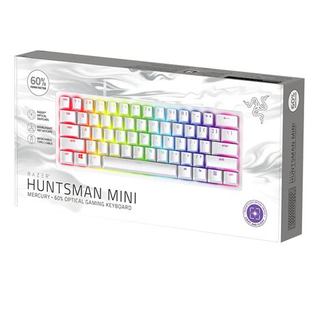 Teclado Gamer Razer Huntsman Mini Mercury / RGB Chroma / Ingles / Razer ...