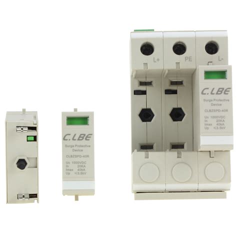 40ka 4p Surge Protection Device SPD Lightning Arrester Power Lighting