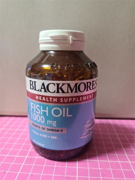 BLACKMORE FISH OIL 1000MG Health Nutrition Health Supplements