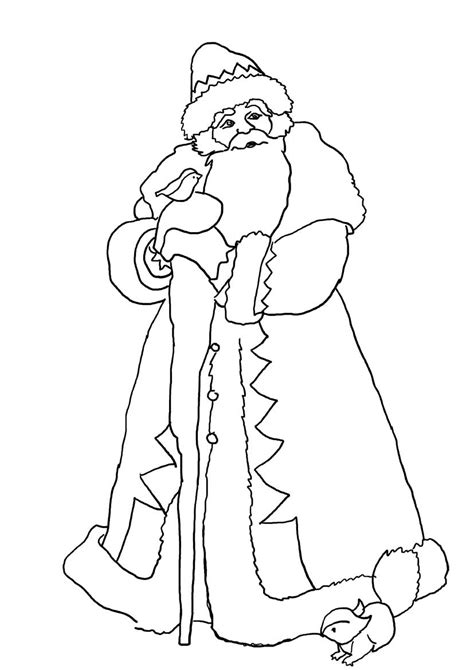 Морозко Картинки Раскраски +68 фото и картинок, распечатать бесплатно.