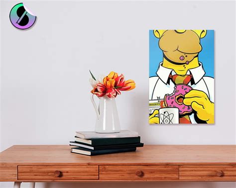 Placa Decorativa MDF Homer Simpson Elo7 Produtos Especiais