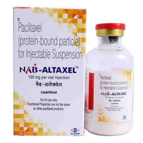 Nab Altaxel 100Mg Paclitaxel Injections Alkem At Best Price In Gurugram