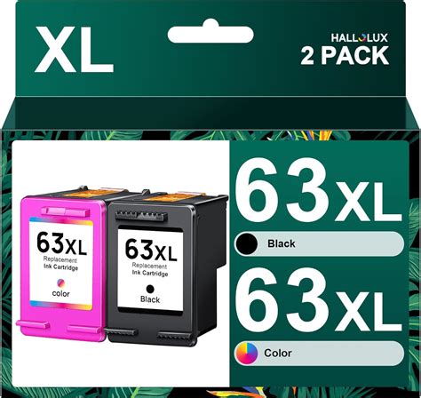 63xl Ink Cartridges Black And Color Replacement For Hp 63 Ink 63xl 63 Ink Cartridges For Hp