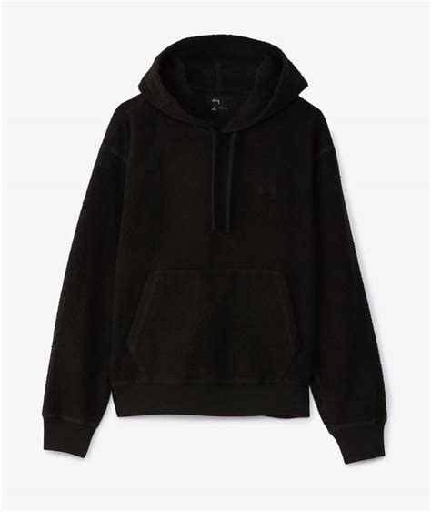 Stüssy Relazed Oversized Hoodie En Noir Svd