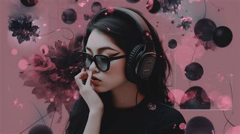 Girl Wearing Headphones Background Aesthetic Discord Profile Picture Aesthetic Discord