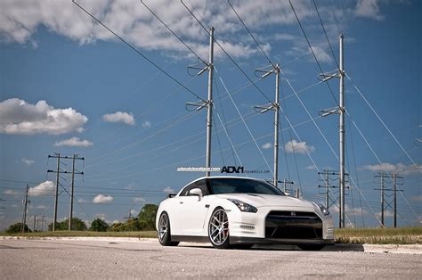 Stylish Transformation of White Nissan GT-R with Custom Parts — CARiD ...