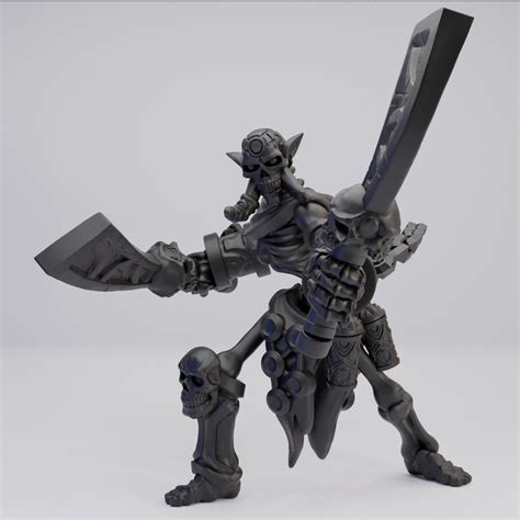 Hot Goblin トロールスケルトン ミニチュア ホットゴブリン 攻撃姿勢 グレートソード