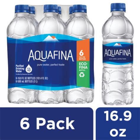 Aquafina® Purified Drinking Bottled Water 6 Bottles 16 9 Fl Oz Kroger