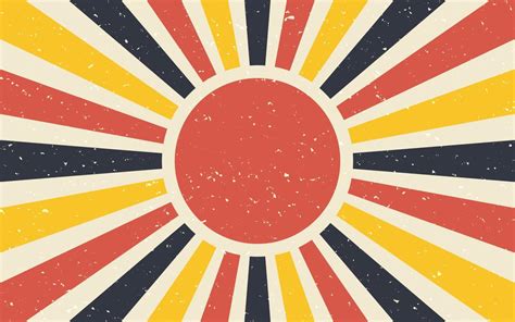 Vintage sun retro background with grunge texture 14401764 Vector Art at ...