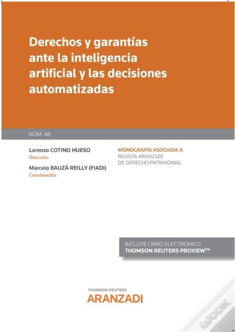 Derechos Y Garantias Ante La Inteligencia Artificial Y Las D De Lorenzo Cotino Hueso Livro Wook