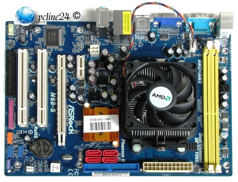ASRock N68-S mit CPU AMD Athlon X2 240 2,8GHz DDR2 AMD AM2+ AM3 rev 1. ...